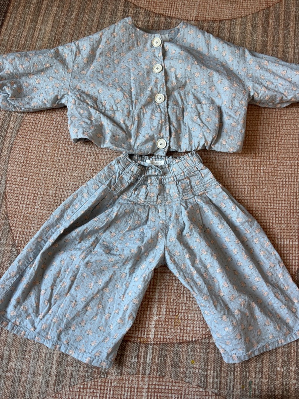 Light Blue Floral set